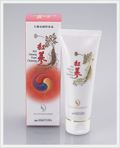Red Ginseng Foam Cleansing Soap